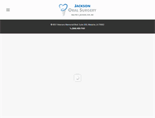 Tablet Screenshot of jacksonoralsurgery.com